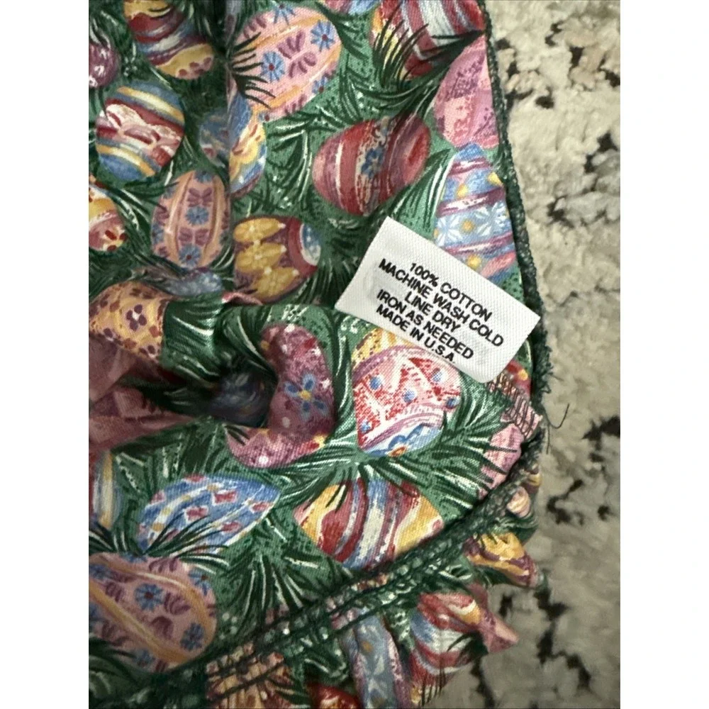 Longaberger 1996 Easter Basket Liner - Easter Egg Square